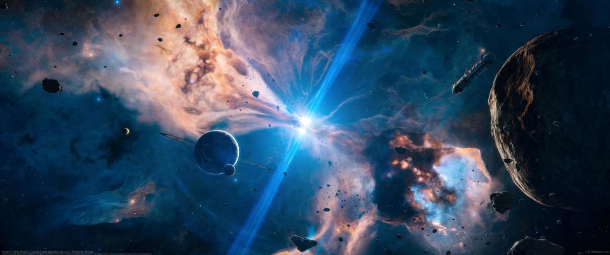 Pulsar ultrabreit Hintergrundbild