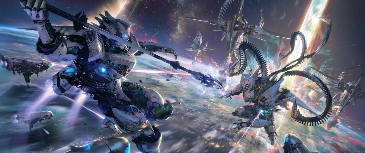 Space ware ultrabreit Hintergrundbild