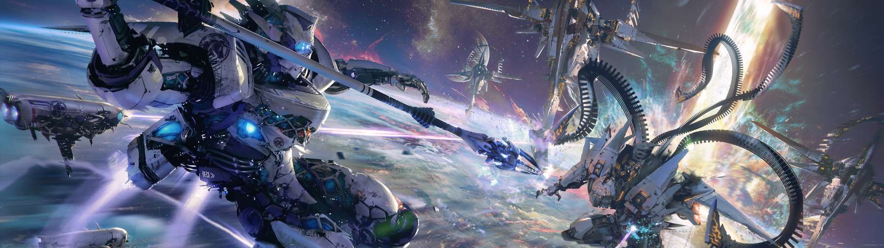Space ware ultrabreit Hintergrundbild