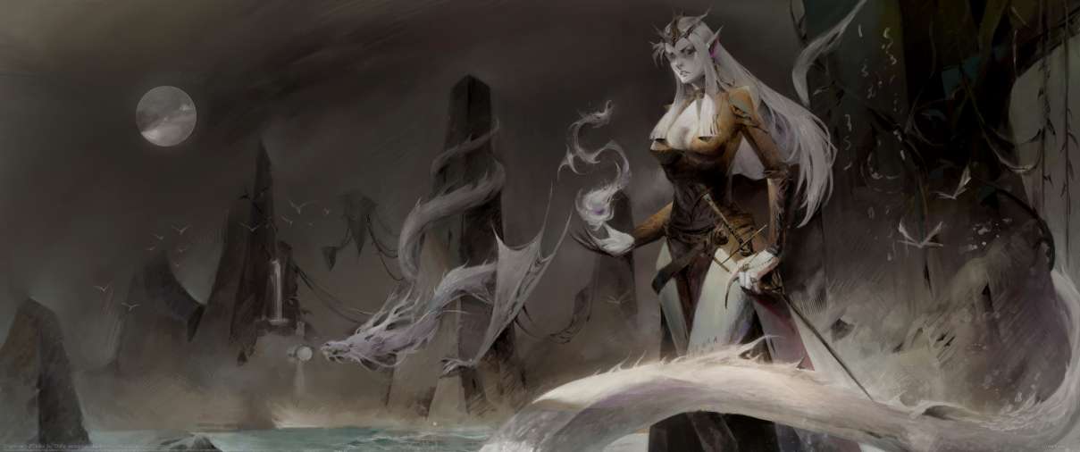 Dragon lady ultrabreit Hintergrundbild