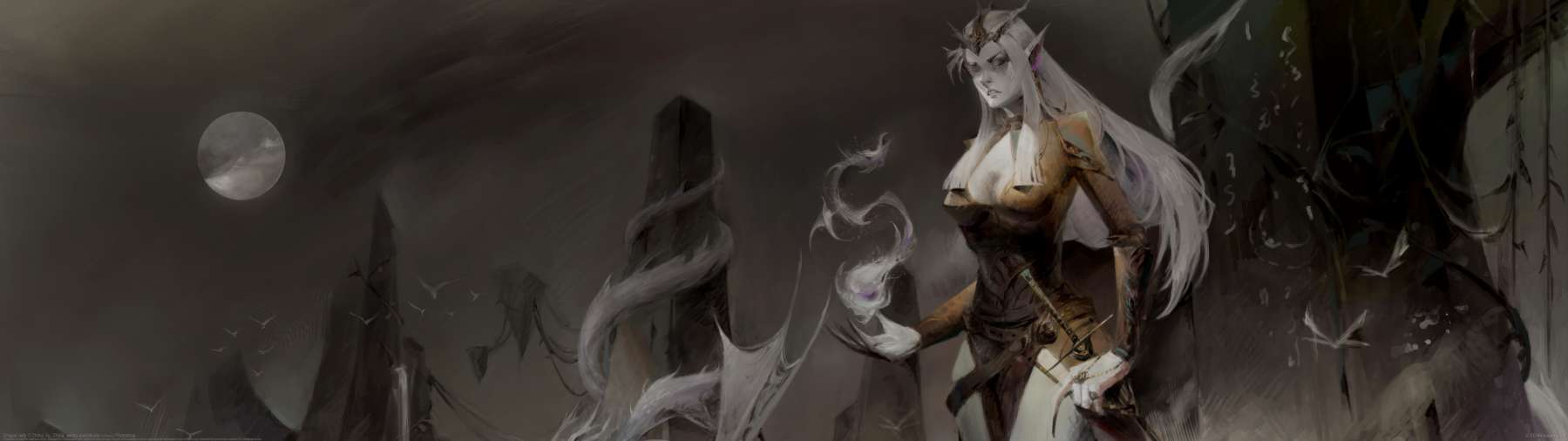 Dragon lady ultrabreit Hintergrundbild