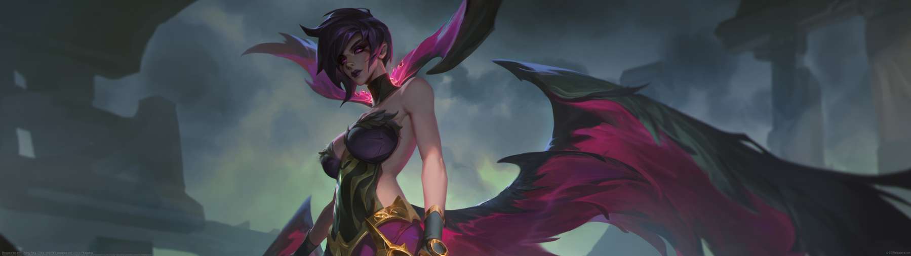 Morgana fan art ultrabreit Hintergrundbild