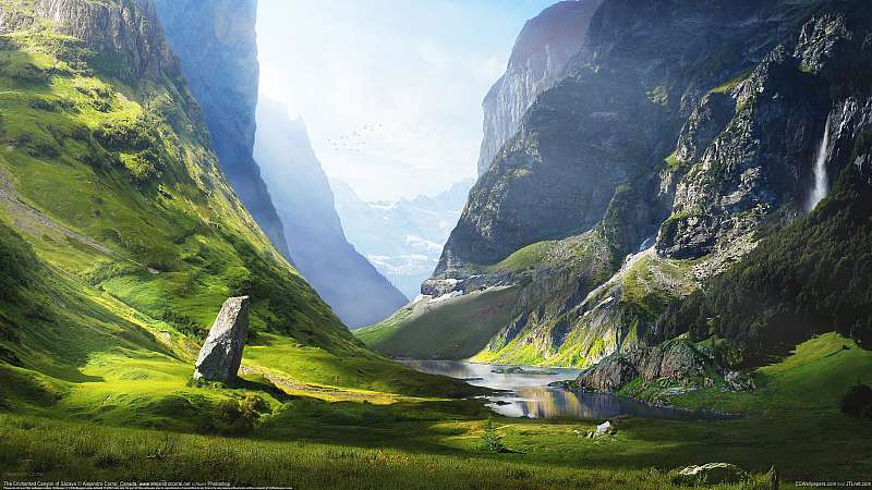 The Enchanted Canyon of Sázava Hintergrundbild