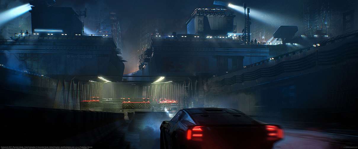 Cyberpunk 2077: Phantom Liberty - Early Exploration ultrabreit Hintergrundbild