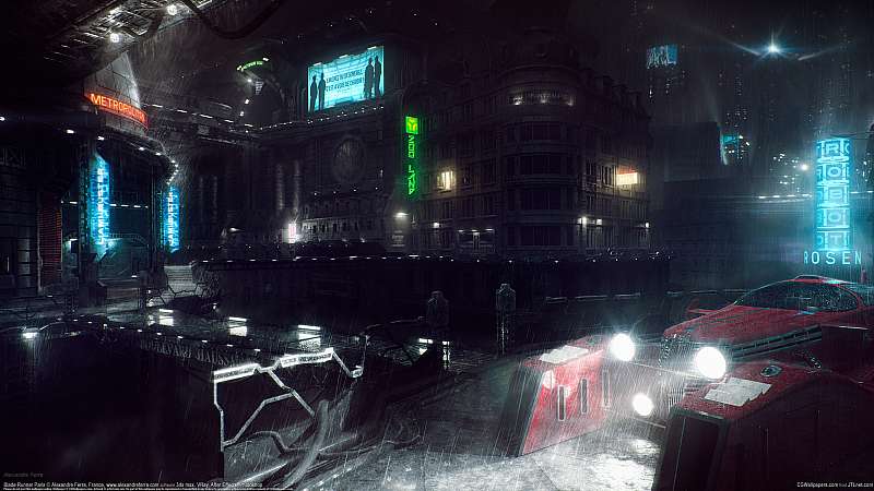 Blade Runner Paris Hintergrundbild