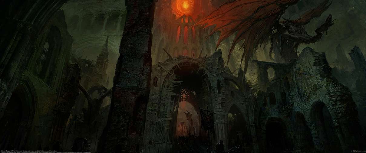 Minas Morgul ultrabreit Hintergrundbild
