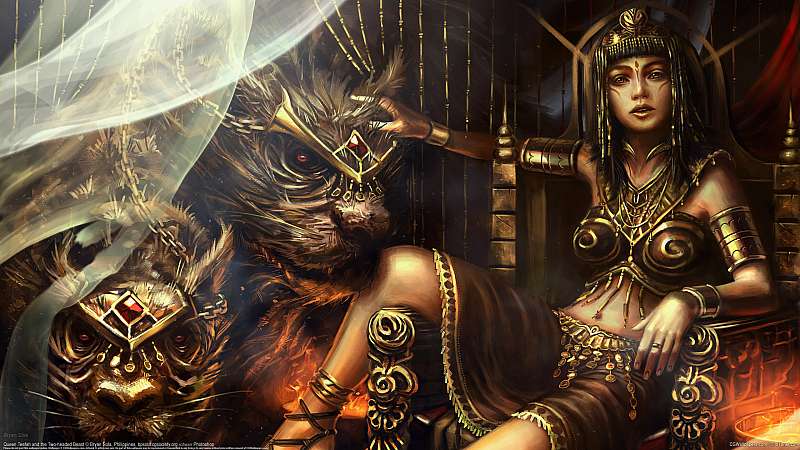 Queen Teefah and the Two-headed Beast Hintergrundbild