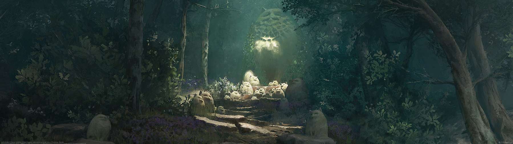 Jinji's Grotto ultrabreit Hintergrundbild