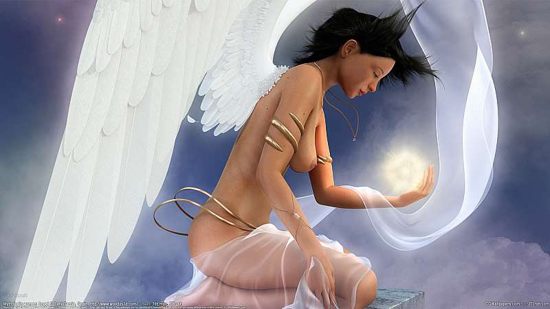 Mythologic women: Angel Hintergrundbild