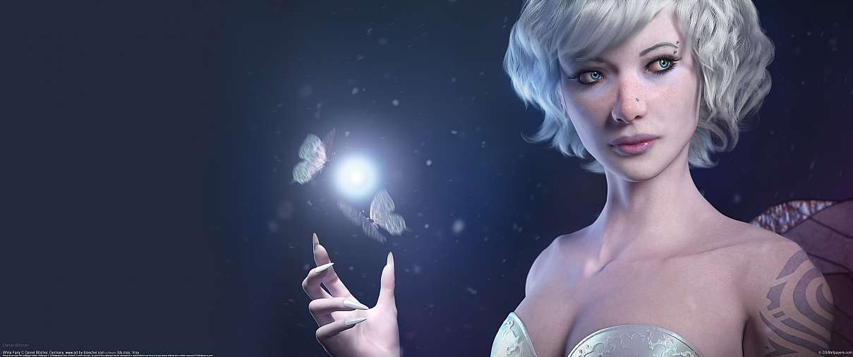 White Fairy ultrabreit Hintergrundbild