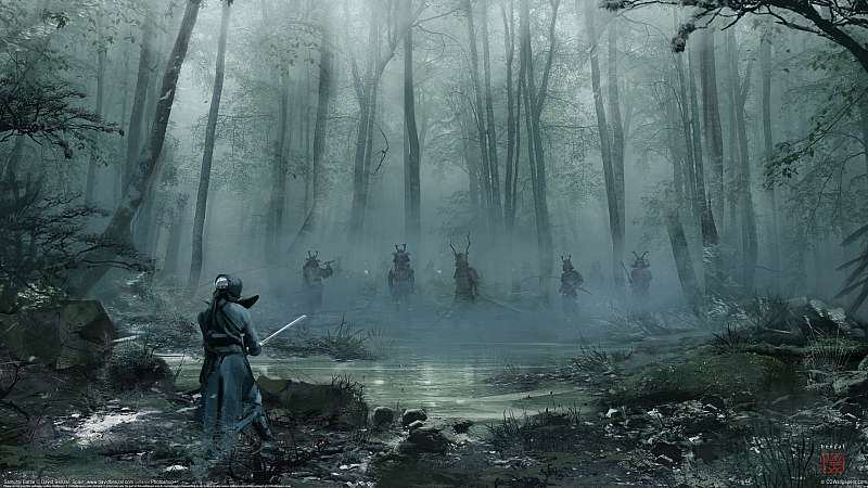 Samurai Battle Hintergrundbild