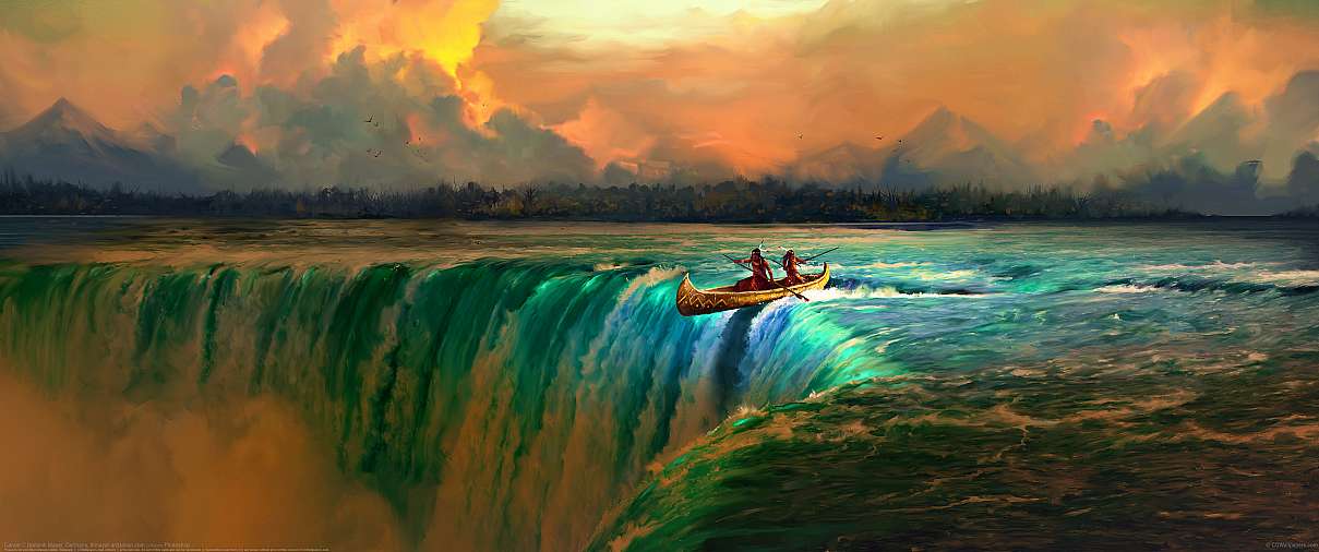 Canoe ultrabreit Hintergrundbild