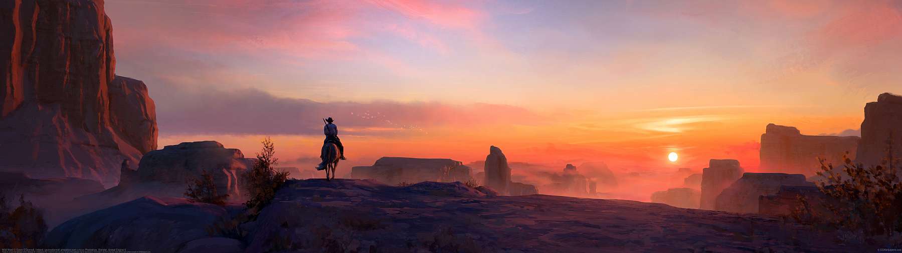 Wild West ultrabreit Hintergrundbild
