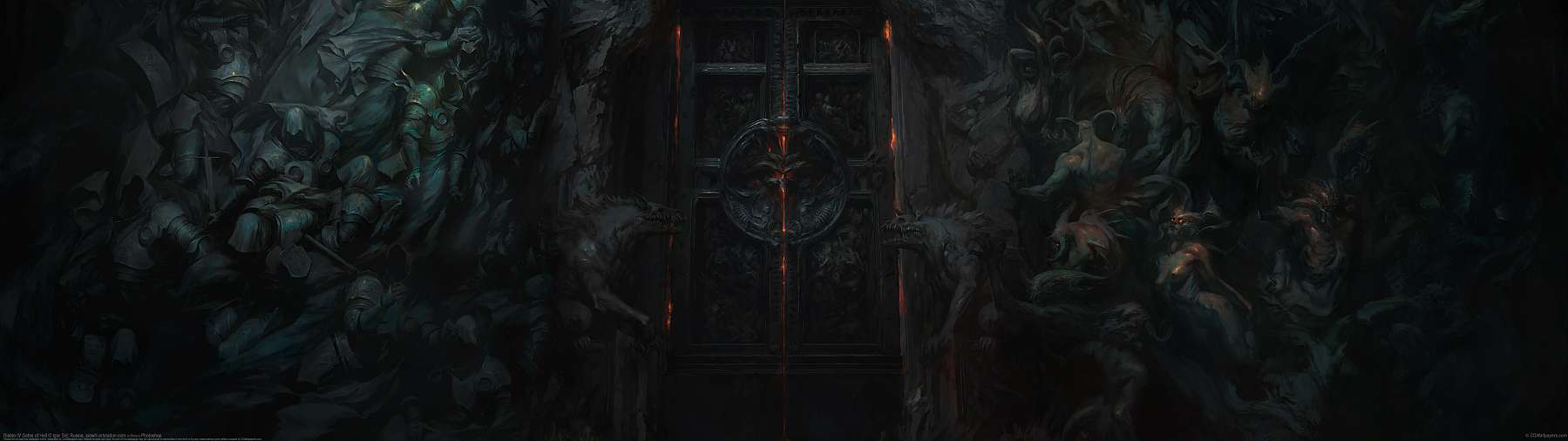 Diablo IV Gates of Hell ultrabreit Hintergrundbild