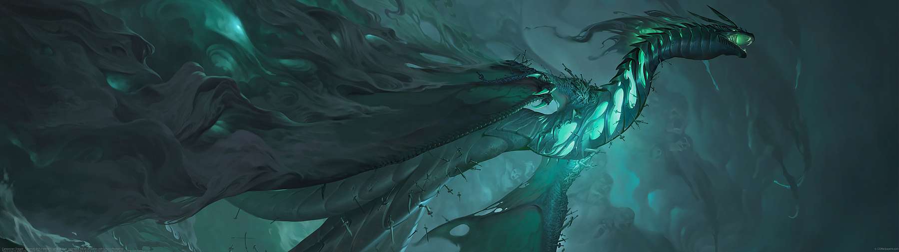 Camavoran Dragon - Legends of Runeterra ultrabreit Hintergrundbild