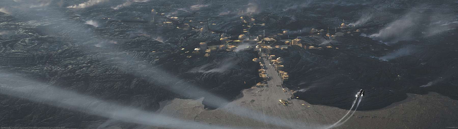 The Mandalorian : Lava planet ultrabreit Hintergrundbild