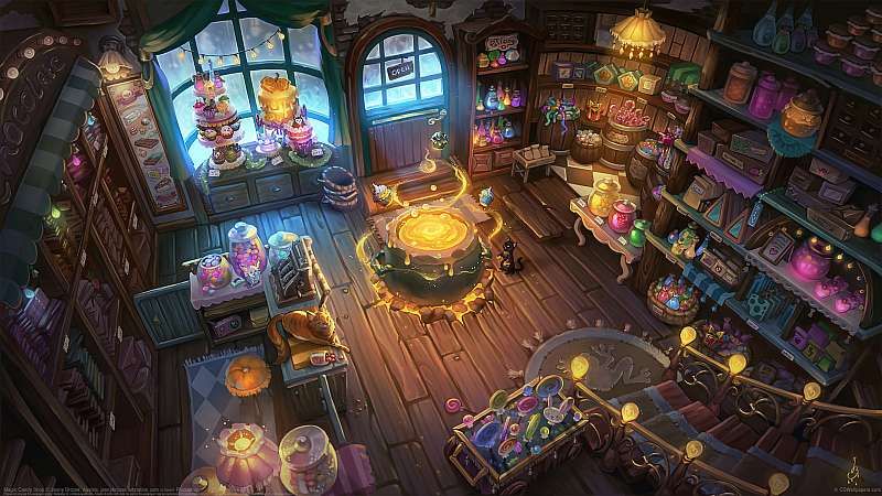 Magic Candy Shop Hintergrundbild
