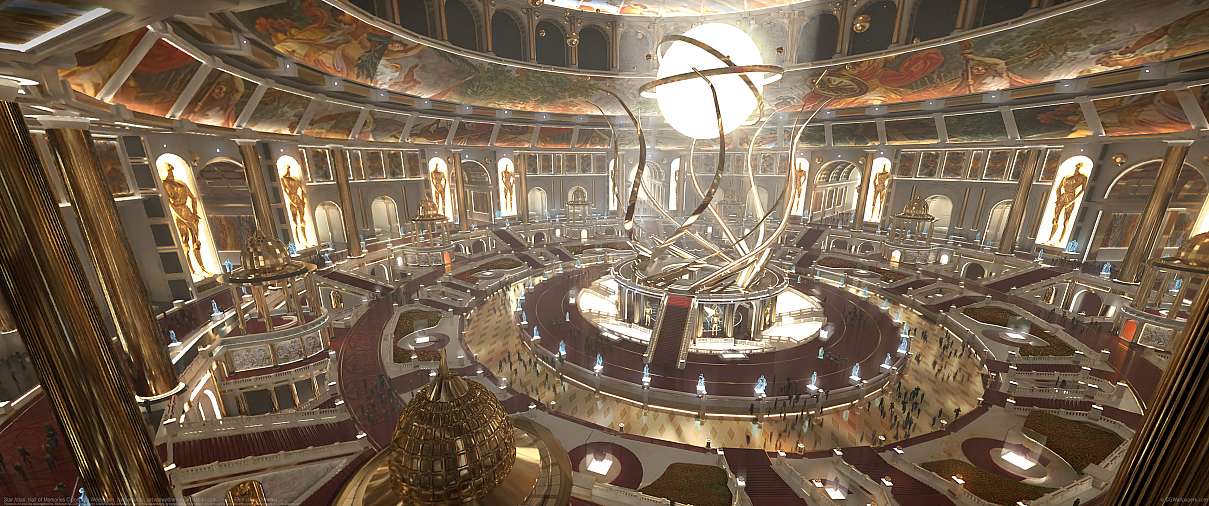 Star Atlas: Hall of Memories ultrabreit Hintergrundbild