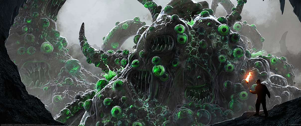 Lovecraft's Shoggoth ultrabreit Hintergrundbild