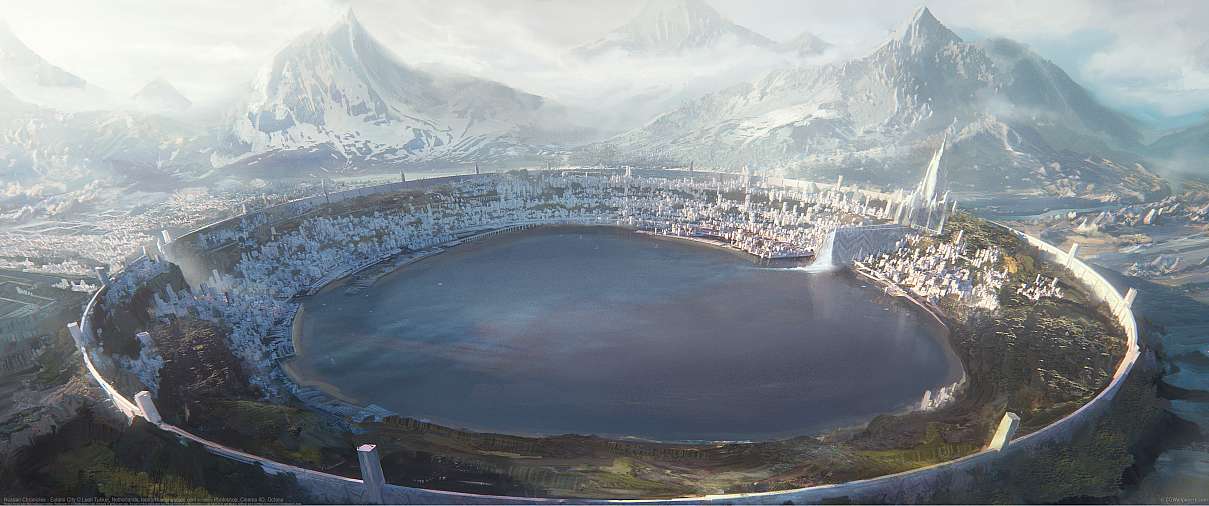 Nuadan Chronicles - Eolann City ultrabreit Hintergrundbild