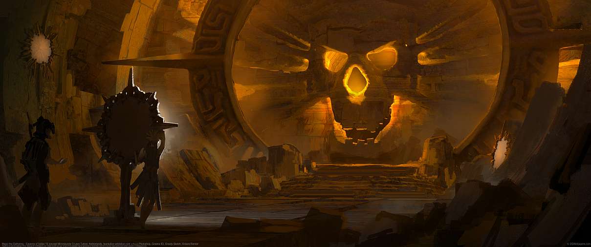 Magic the Gathering - Caverns of Ixalan 15 concept Mirrorpuzzle ultrabreit Hintergrundbild