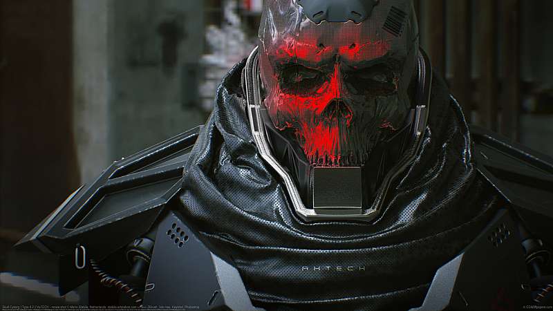 Skull Cyborg | Type 4.2 // AxTECH - movie shot Hintergrundbild
