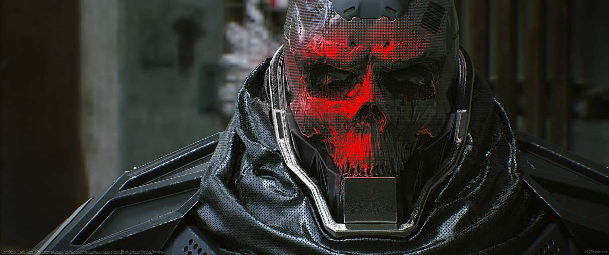 Skull Cyborg | Type 4.2 // AxTECH - movie shot ultrabreit Hintergrundbild