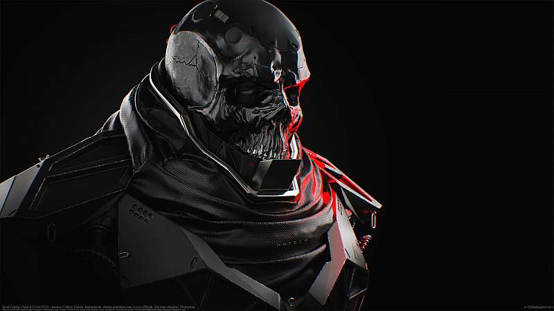 Skull Cyborg | Type 4.2 // AxTECH - serious Hintergrundbild
