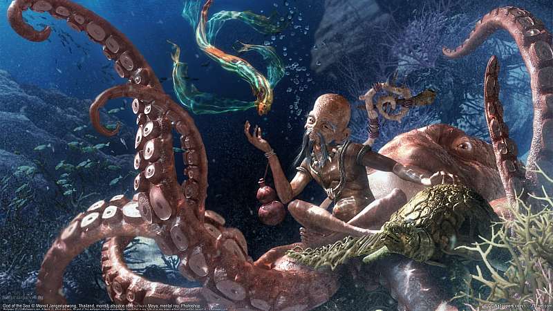God of the Sea Hintergrundbild