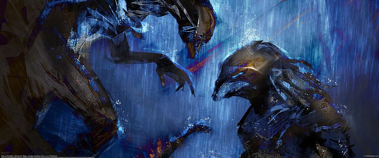 Alien vs Predator ultrabreit Hintergrundbild