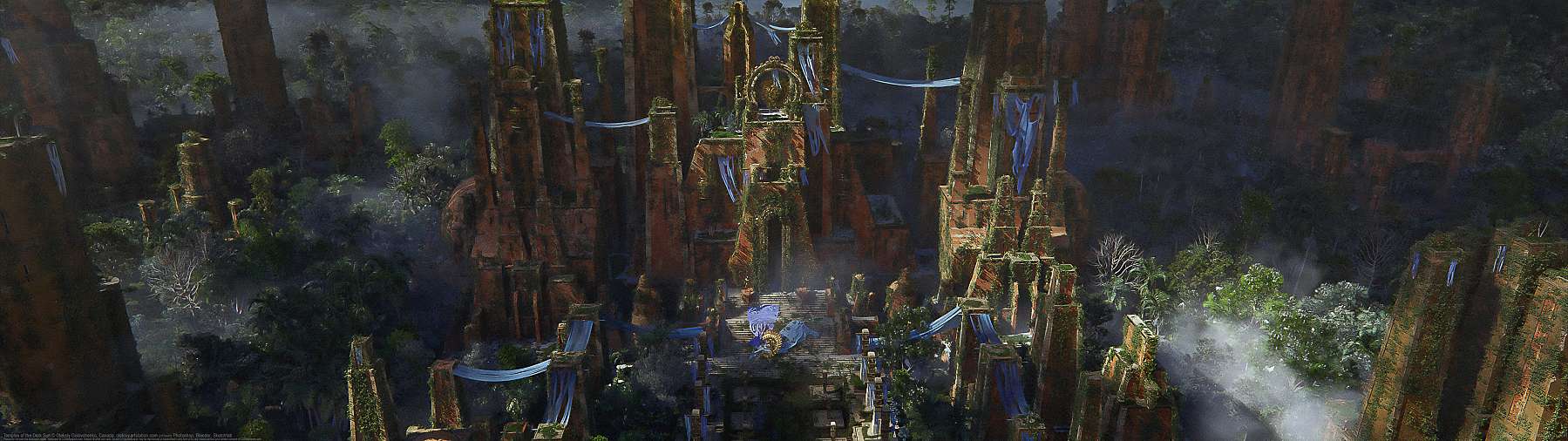 Temples of the Dark Sun ultrabreit Hintergrundbild