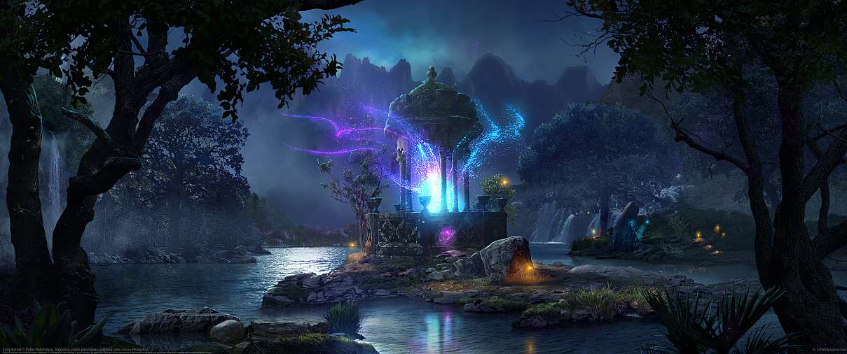 Fairy Forest ultrabreit Hintergrundbild