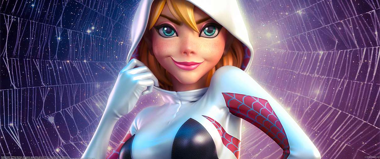 Spider-Gwen ultrabreit Hintergrundbild