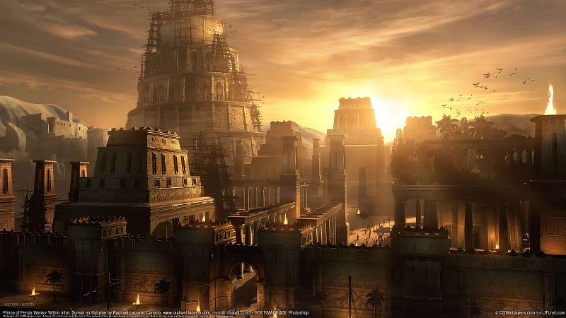 Prince of Persia Warrior Within Intro: Sunset on Babylon Hintergrundbild