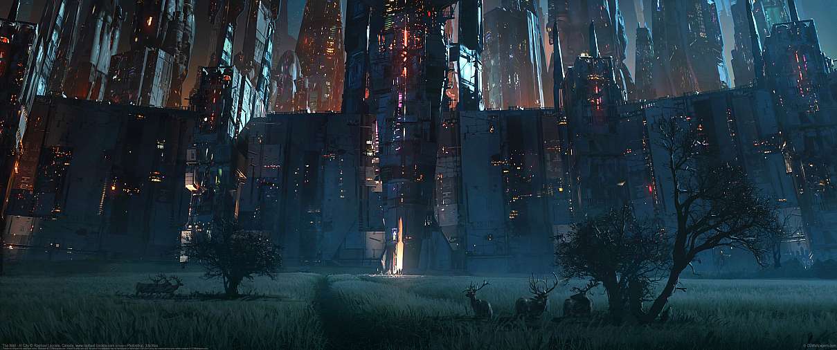 The Wall - AI City ultrabreit Hintergrundbild