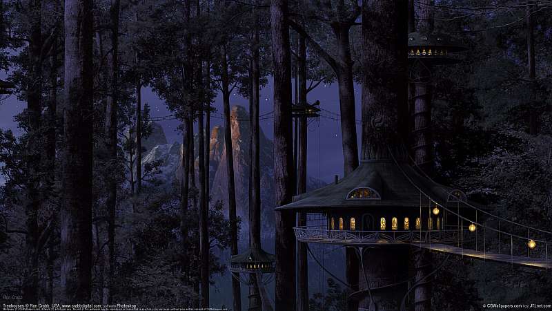 Treehouses Hintergrundbild
