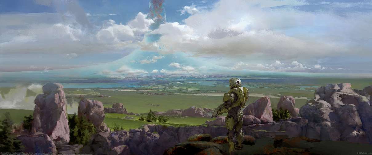 Concept Art for Halo Infinite ultrabreit Hintergrundbild