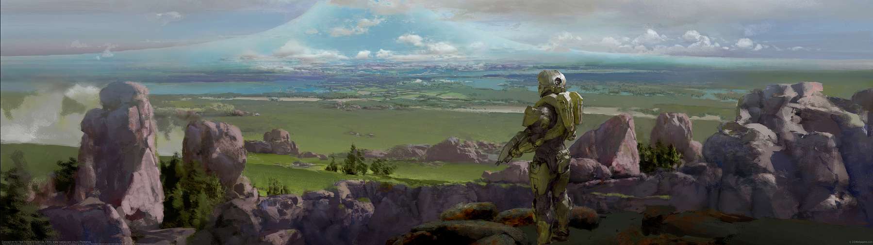 Concept Art for Halo Infinite ultrabreit Hintergrundbild
