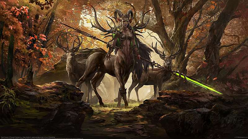 Deer Queen Hintergrundbild