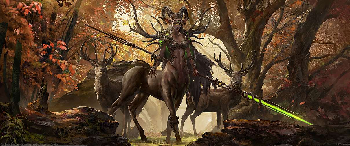 Deer Queen ultrabreit Hintergrundbild