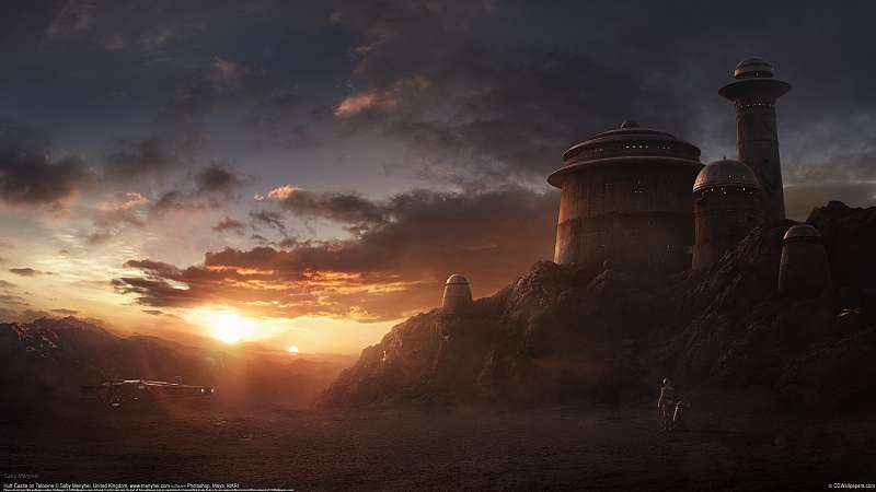 Hutt Castle on Tatooine Hintergrundbild