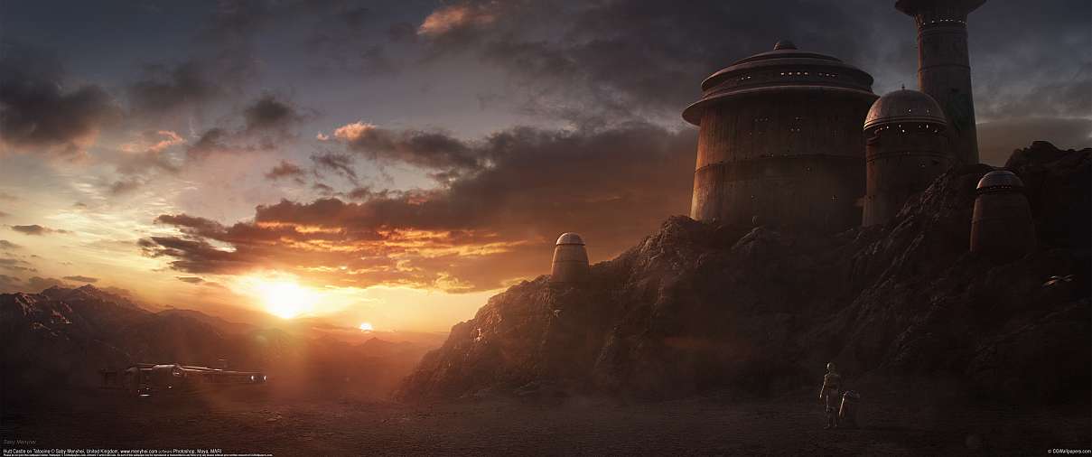 Hutt Castle on Tatooine ultrabreit Hintergrundbild