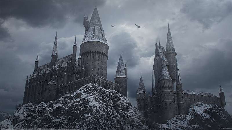Hogwarts in the Snow Hintergrundbild