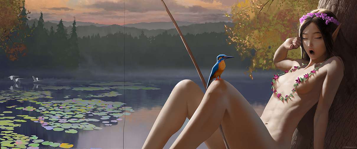 Kingfisher ultrabreit Hintergrundbild