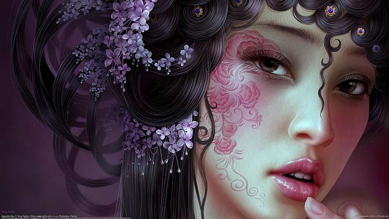 Beautiful lilac Hintergrundbild