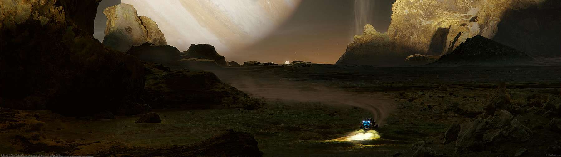 Io Explorer ultrabreit Hintergrundbild