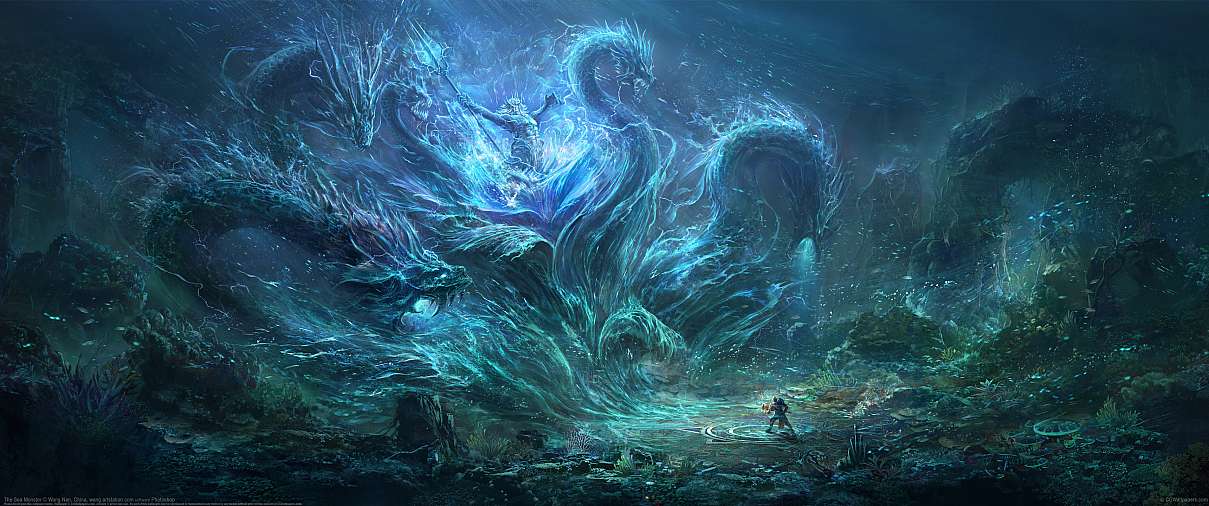 The Sea Monster ultrabreit Hintergrundbild